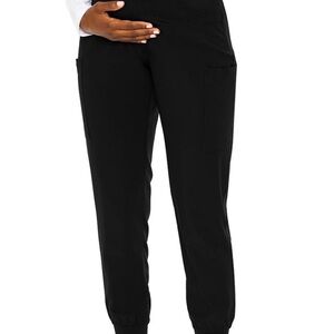 Med Couture Black Jogger Pants